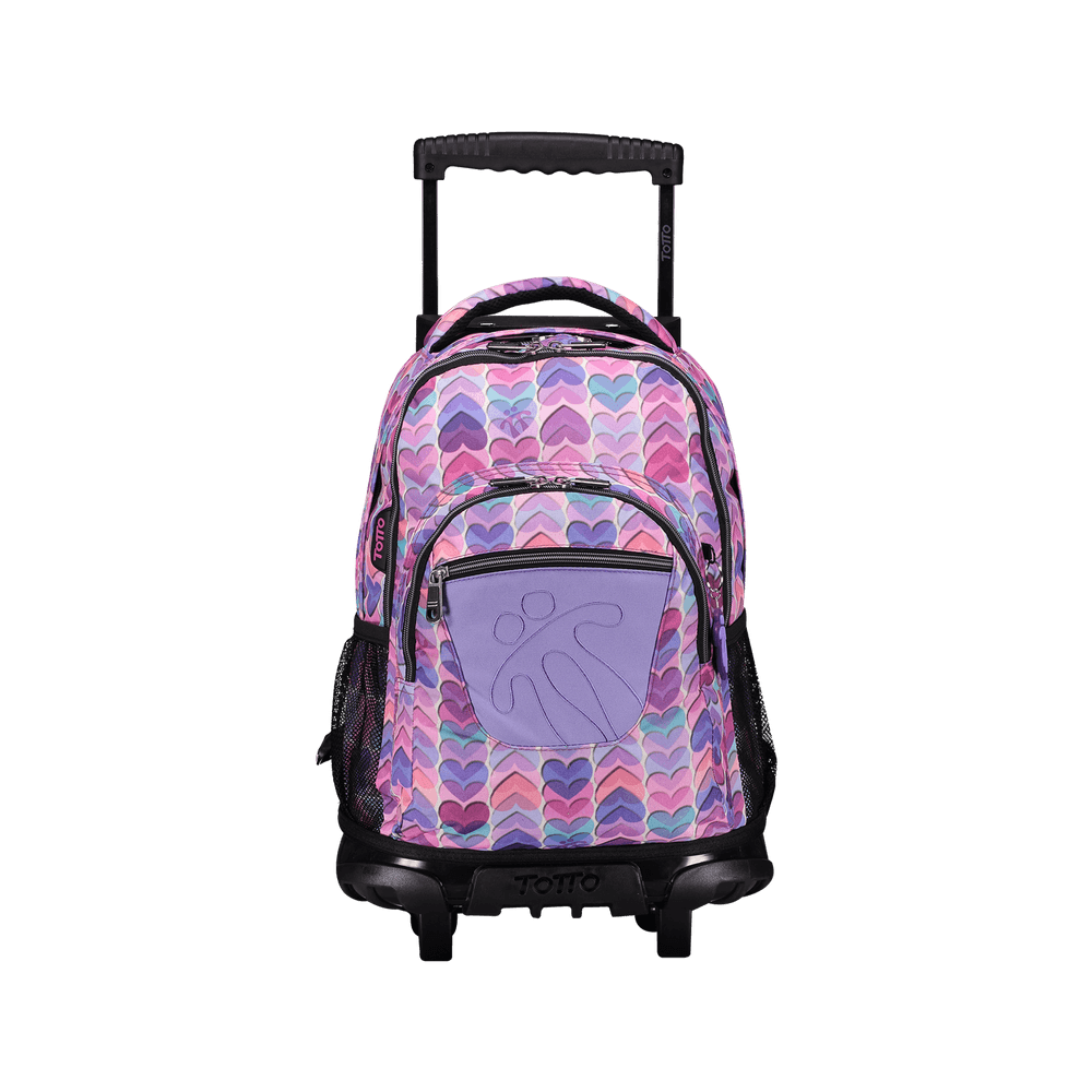 Mochila con Ruedas Estampada Bomper Renglon Totto 2018