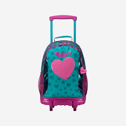 mochila totto ruedas niña