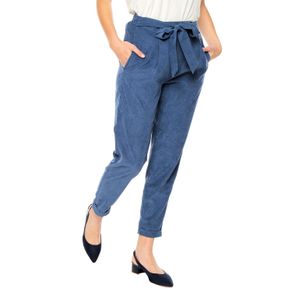 Pantalon-para-Mujer-con-cinturon-Siuty-azul-blue-indigo