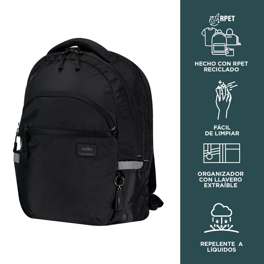 Mochila Ergonomica Porta Laptop 15.4 Repelente A Liquidos Bolsillo Secreto