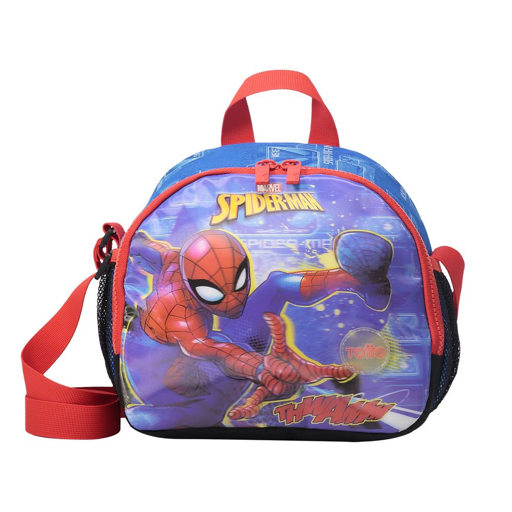 Spiderman 16 Mochila Con Lonchera 2 Piezas Para Niños De Escolares 3 4 5 6  Años