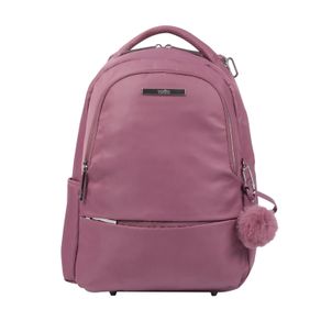 Mochila Escolar Para Mujer Porta Laptop 14 Trik M Totto Color Violeta  Diseño de la tela Liso